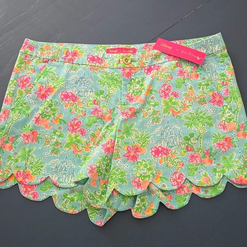 Disney Parks Collection x Lilly Pulitzer Buttercup Shorts - Picture 2 of 5